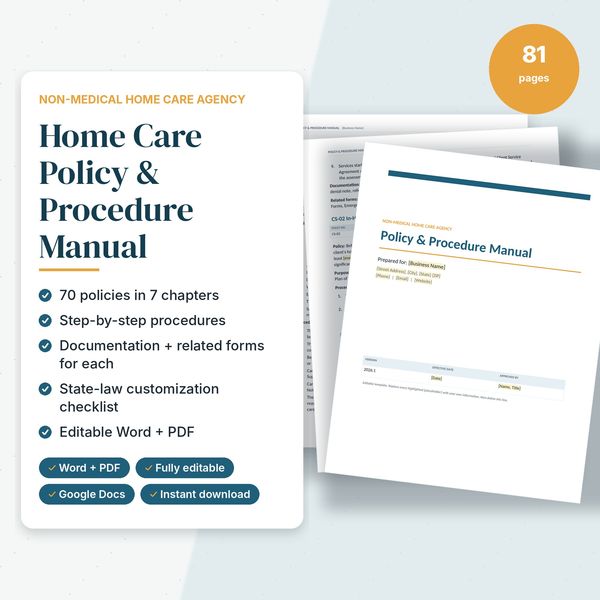 Policy & Procedure Manual